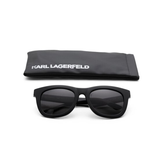 KARL LAGERFELD Black 55mm Square Sunglasses